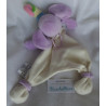 Happy - Schmusetuch - Elefant - lila/beige/bunter Rüssel - ca. 33 cm lang