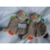 Pusblu - Schmusetuch Set - Fuchs - grau, blau, orange - ca. 24 cm lang