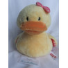 Nici - Plüschtier - Ente Bootch mit kleiner Schleife am Köpfchen ohne Geräusch - ca. 20 cm hoch und ca. 20 cm lang