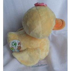 Nici - Plüschtier - Ente Bootch mit kleiner Schleife am Köpfchen ohne Geräusch - ca. 20 cm hoch und ca. 20 cm lang