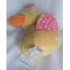 Nici - Plüschtier - Ente Bootch mit kleiner Schleife am Köpfchen ohne Geräusch - ca. 20 cm hoch und ca. 20 cm lang