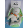 Steiff - Plüschtier - Hase Hannes weiß/grün mit Schal orange - ca. 22 cm groß - Schlenker