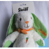 Steiff - Plüschtier - Hase Hannes weiß/grün mit Schal orange - ca. 22 cm groß - Schlenker
