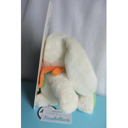 Steiff - Plüschtier - Hase Hannes weiß/grün mit Schal orange - ca. 22 cm groß - Schlenker