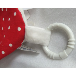Baby Fehn - Schmusetuch - Ocean Club - Hase mit Schnuller - und Beißring - ca. 23 cm lang