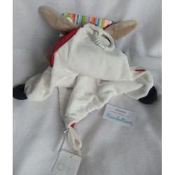 Baby Fehn - Schmusetuch - Ocean Club - Hase mit Schnuller - und Beißring - ca. 23 cm lang