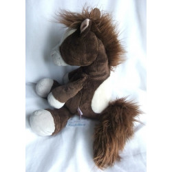 Nici - Plüschtier - Horse Club - Pony Kapoony - dunkelbraun, grau, creme - ca. 50 cm groß - Schlenker