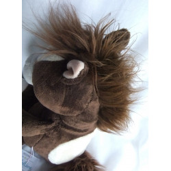 Nici - Plüschtier - Horse Club - Pony Kapoony - dunkelbraun, grau, creme - ca. 50 cm groß - Schlenker