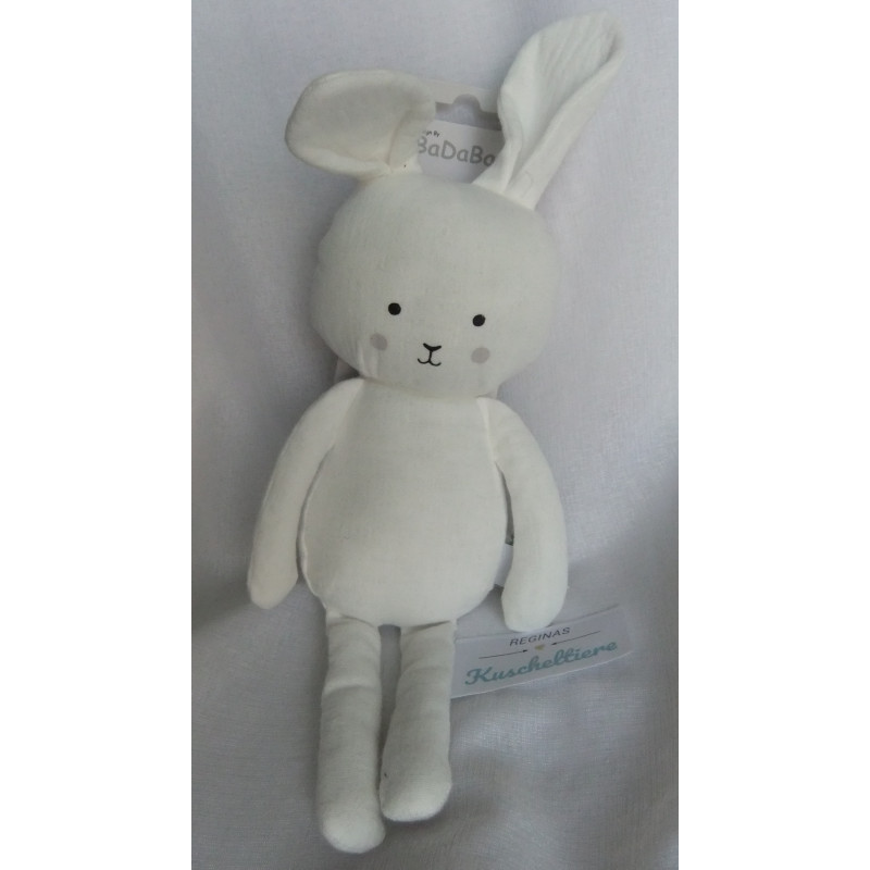 JaBaDaBaDo - Kuscheltier - Baumwolle - Hase Greta - wollweiß - ca. 35 cm lang - Schlenker