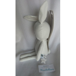 JaBaDaBaDo - Kuscheltier - Baumwolle - Hase Greta - wollweiß - ca. 35 cm lang - Schlenker