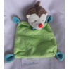 Babydream - Schmusetuch - Igel mit Fliege - grün/blau - ca. 25 cm lang