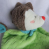 Babydream - Schmusetuch - Igel mit Fliege - grün/blau - ca. 25 cm lang