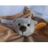 Mathias Pamer GmbH - Schmusetuch - Bär mit Halstuch - Trösterteddy - brauntöne - ca. 28 cm x 28 cm groß