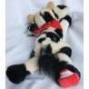 Sigikid - Plüschtier - Red Friends - Kuh beige/braun/schwarz mit rotem Halstuch und roter Pfote  - ca. 35 cm groß - liegend