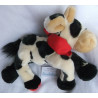 Sigikid - Plüschtier - Red Friends - Kuh beige/braun/schwarz mit rotem Halstuch und roter Pfote  - ca. 35 cm groß - liegend