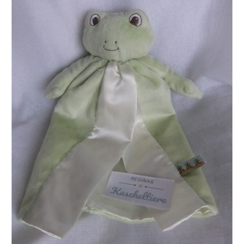 Bunnies by the Bay - Schmusetuch - Frosch - grün/beige - ca. 28 cm lang
