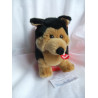 Trudi - Trudini - Plüschtier - Hund / Schäferhund - Brauntöne/schwarz - ca. 13 cm lang und ca. 15 cm hoch