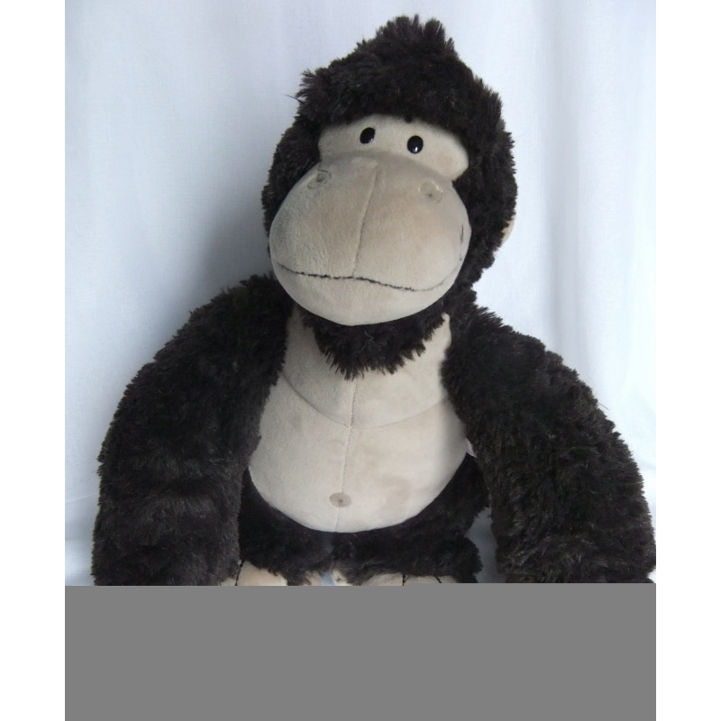 Nici - Plüschtier -  Jungle Time Gorilla Torben - grau/schwarz - ca. 30 cm groß - sitzend