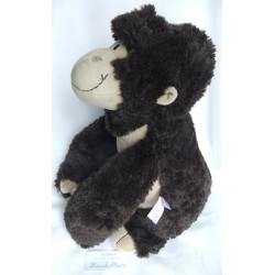 Nici - Plüschtier -  Jungle Time Gorilla Torben - grau/schwarz - ca. 30 cm groß - sitzend