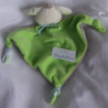 Fashy - Little Stars - Schmusetuch - Schaf - braun, grün mit hellblau-weiß gestreiftem Schal - ca. 32 cm lang