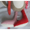 Sigikid - Kuscheltier Spielfigur - Patchwork Sweety Hase mit Halstuch - bunt - ca. 40 cm groß - Schlenker