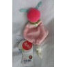 Sigikid - Schmusetuch - Dreieckstuch - Marienkäfer rosa/pink mit Halstuch Grüntöne - ca. 23 cm lang