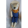 Maisons du Monde - Plüschtier - Tiger Rani mit Halstuch und Hose  -  ca. 40 cm groß - Schlenker