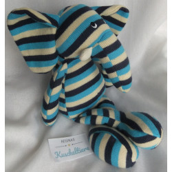 Little Jellycat - Spieltier - Strick - Elefant bunt gestreift - ca. 30 cm groß -Schlenker