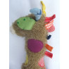 Sigikid - Plüschtier - Spieltier - Patchwork Sweety Giraffe mit bunten Kreisen - ca. 35 cm hoch und ca. 18 cm lang
