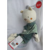Sigikid - Schmusetuch - Bär Eisbär mit Halstuch - Grüntöne, creme, beige, braun - ca. 29 cm lang