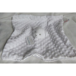 Tillfield - Soft Touch - Schmusetuch - Bär - weiß - ca. 34 cm x 34 cm groß