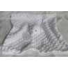 Tillfield - Soft Touch - Schmusetuch - Bär - weiß - ca. 34 cm x 34 cm groß