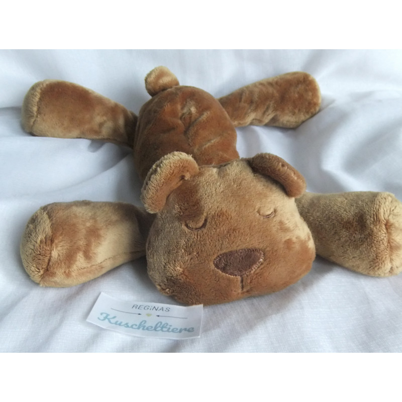 Aldi Happy People - Plüschtier - Bär - braun - liegend - ca. 35 cm groß