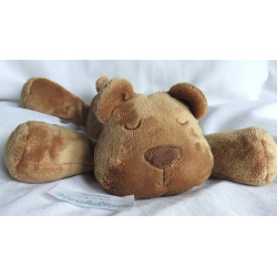 Aldi Happy People - Plüschtier - Bär - braun - liegend - ca. 35 cm groß