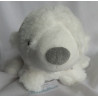 Pusblu - Plüschtier - Eisbär weiß mit buntem Schal - ca. 25 cm lang und ca. 17 cm hoch