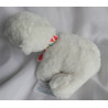 Pusblu - Plüschtier - Eisbär weiß mit buntem Schal - ca. 25 cm lang und ca. 17 cm hoch