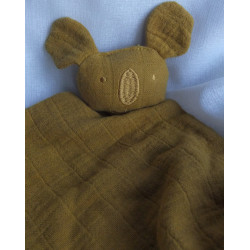 Trixie - Schmusetuch - Koala - senfgelb - ca. 30 cm x 32 cm groß