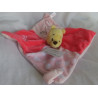 Netto - Disney - Schmusetuch - Winnie Pooh - rosatöne - mit Schnullerhalter - ca. 25 cm x 25 cm groß