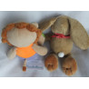 zwei Plüschtiere - KSD Kuscheltier Löwe und Gerd Rodermund Kuscheltier Hase
