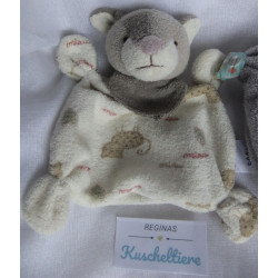 Zwei Schmusetücher - Sterntaler Schmusetuch Waldis Fuchs Filou und Baby Club Schmusetuch Katze - Rasselgeräusch