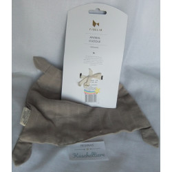 Fabelab - Schmusetuch - Bär - beige - ca. 35 cm lang