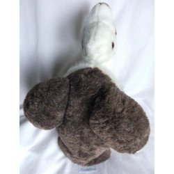 Plüschtier - Geier - braun, weiß - ca. 45 cm groß - sitzend