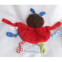 Ravensburger - MiniSteps - Schmusetuch - Käfer/Schmetterling mit Schnullerband - rot - ca. 18 cm lang
