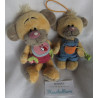 Depesche - Vintage Plüschtiere - zwei kleine Pimboli mit Kleidung