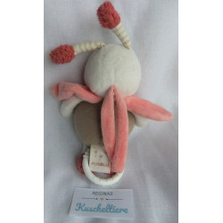 Pusblu - Spieluhr - Käfer mit kleiner Stickerei - Melodie: Weißt du wieviel Sternlein stehen.. - ca. 19 cm groß - Schlenker