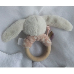 Little Dutch - zwei Schmusetücher Stern und Greifling Holzring Hase