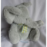Morgenroth - Spieltier - Plüschtier - Elefant grau mit karierter Schleife - ca. 40 cm groß - Schlenker