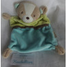 Beauty Baby - Schmusetuch - Bär - hellblau,lindgrün - mit Rasselgeräusch - ca. 23 cm lang