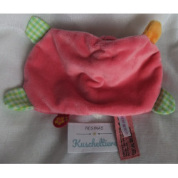 Baby Kuschelwuschel - Schmusetuch - Hase - rosa - ca. 12 cm lang und ca. 20 cm breit