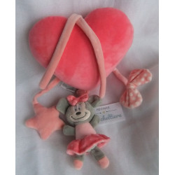 Disney Baby - Herz Spieluhr Minnie Mouse - Melodie: Guten Abend, gut' Nacht - ca. 30 cm lang